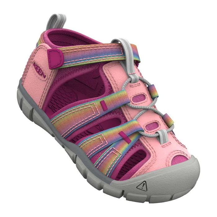 Infant Girl Keen Seacamp II in Rainbow Festival Fushia