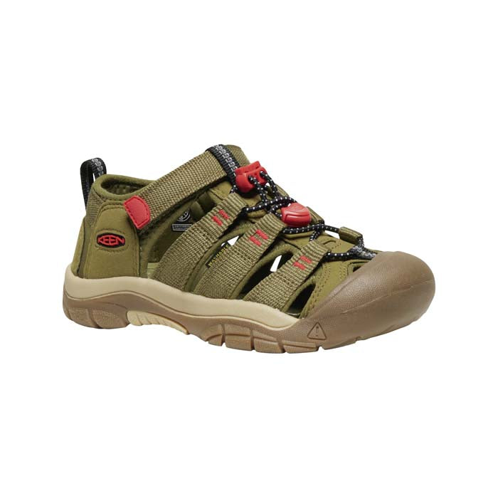 Big Boy Keen Newport H2 in Martini Olive/Aura Orange – Lucky Shoes