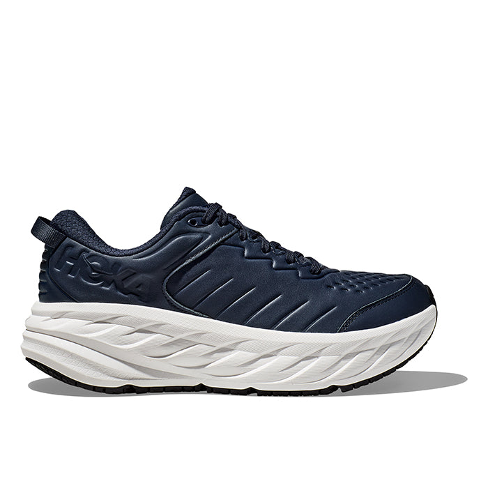 Mens Hoka Bondi SR (Slip Resistant) in Outer Space/White – Lucky Shoes