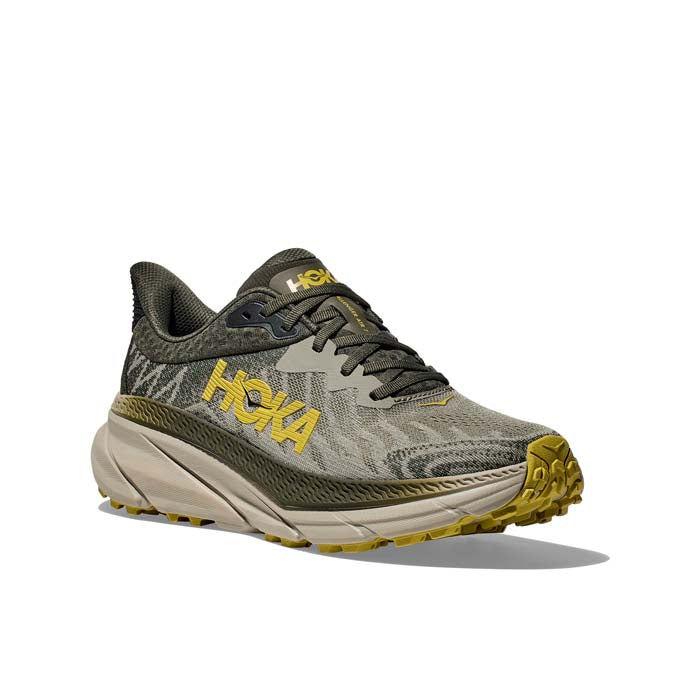 Mens Hoka Challenger ATR 7 Wide in Olive Haze/Forest Cover – Lucky