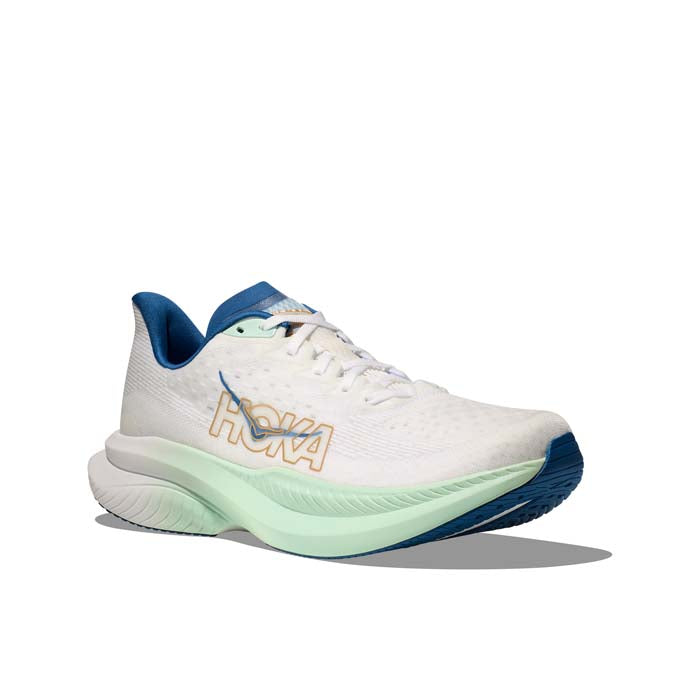Mens Hoka Mach 6 in Frost/Gold – Lucky Shoes