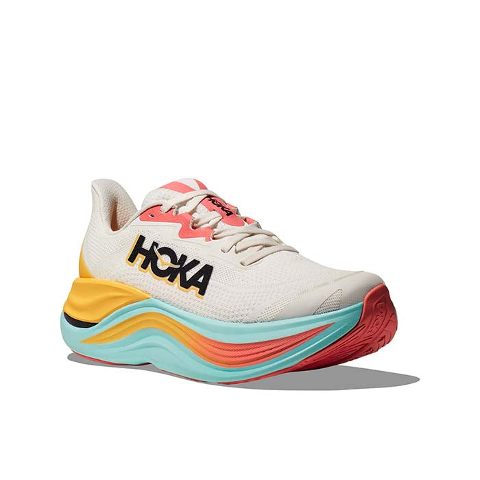 Womens Hoka Skyward X in Blanc De Blanc/Swim Day – Lucky Shoes