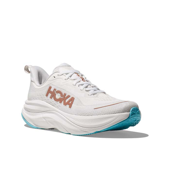 Womens Hoka Skyflow in Frost/Rose Gold – Lucky Shoes