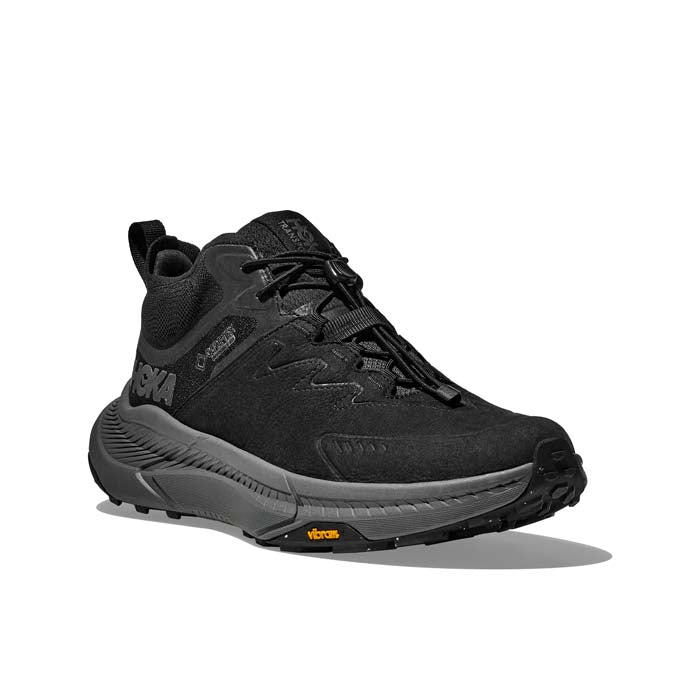 Mens Hoka Transport Chukka GTX in Black/Black – Lucky Shoes