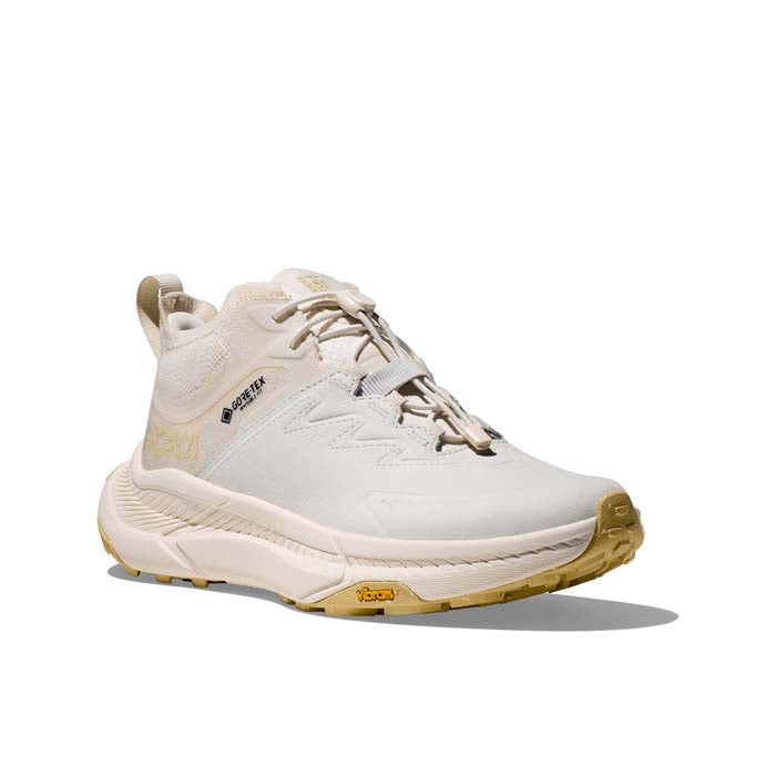 Womens Hoka Transport Chukka GTX in Alabaster/Alabaster – Lucky Shoes