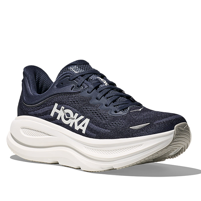 Mens Hoka Bondi 9 Wide in Varsity Navy/White – Lucky Shoes