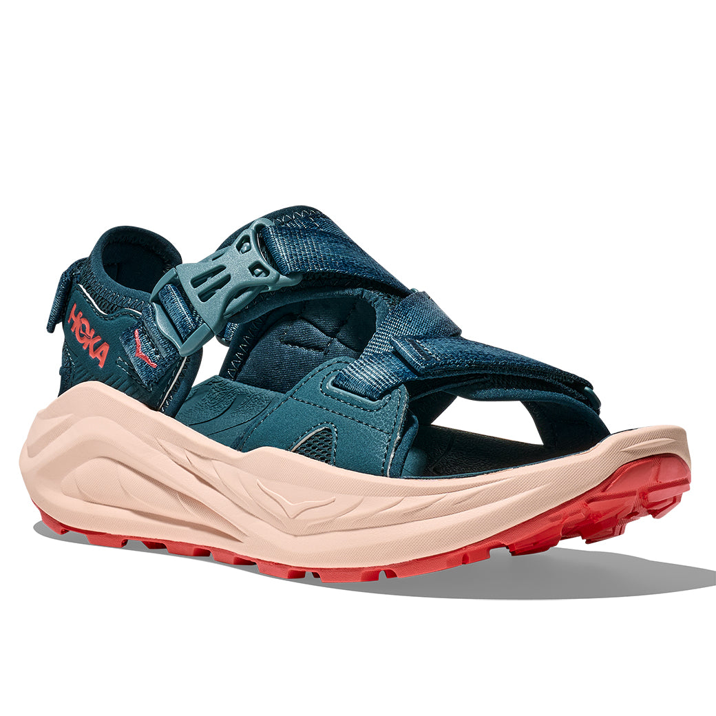 Womens Hoka Infini Hike TC in Blue Twilight/Graprefruit – Lucky Shoes