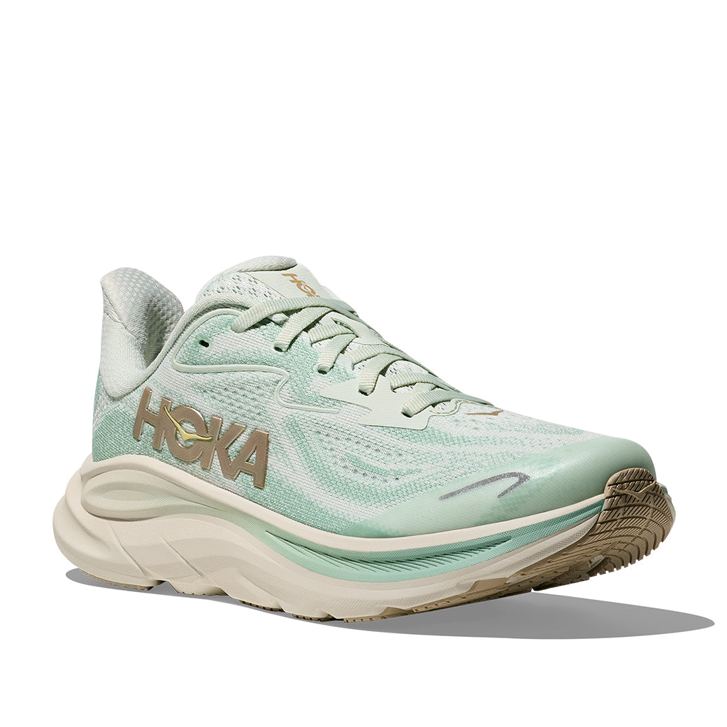 Big Girl Hoka Clifton 10 in Sea Glass/Truffle Salt – Lucky Shoes