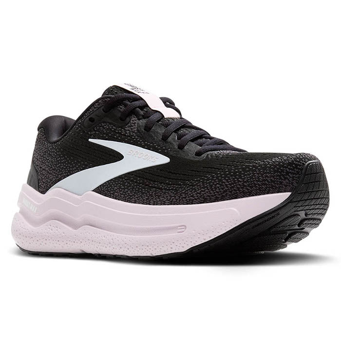 Womens Brooks Running Ghost Max 2 in Black/White/Orchid Ice