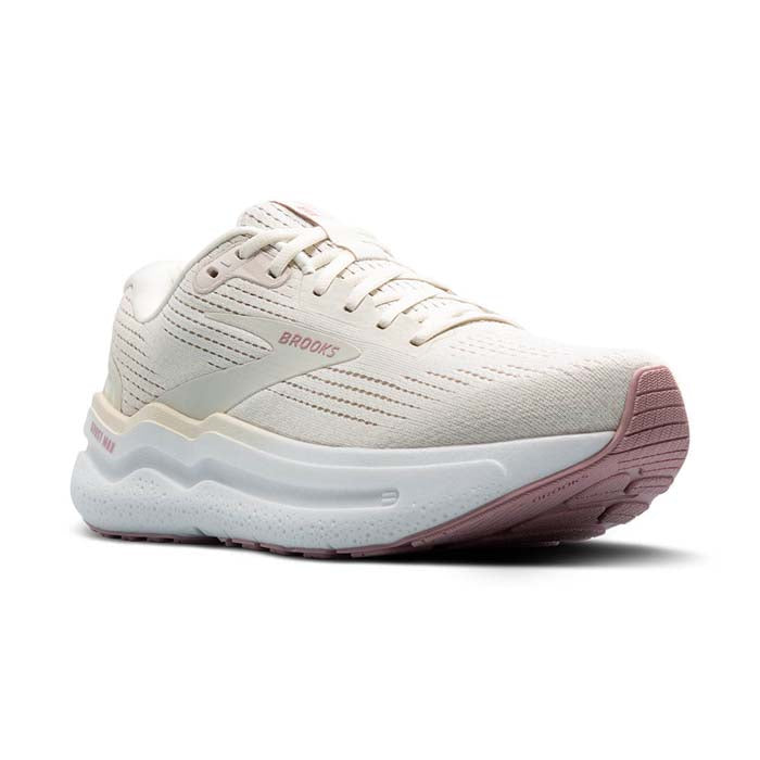 Womens Brooks Running Ghost Max 2 in Coconut Milk/Gray/Zephyr