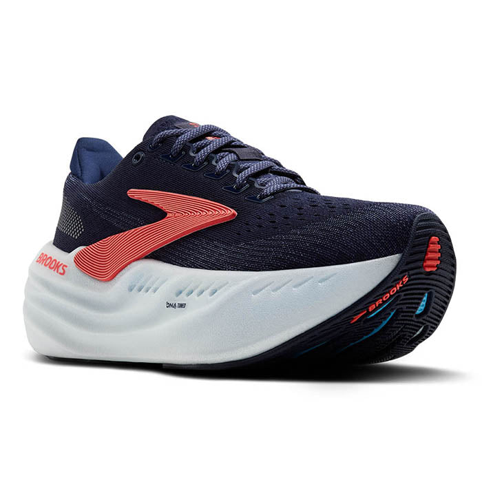 Brooks Navy and Coral Athletic Sneakers Brooks Running Women main image 3