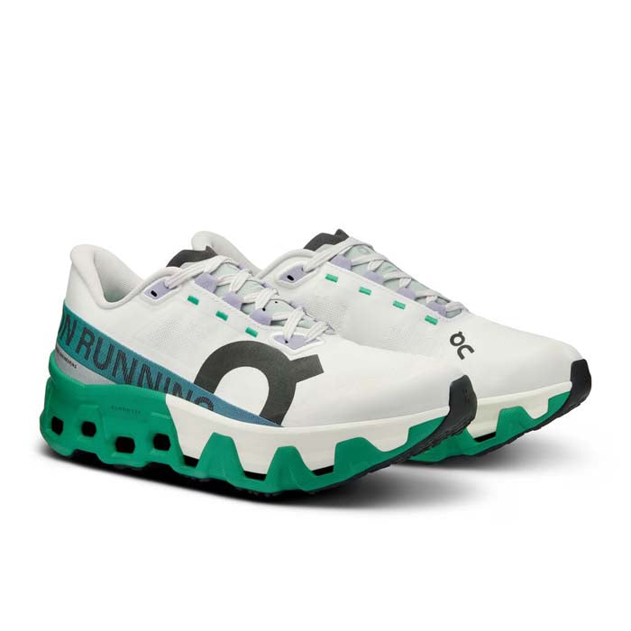 Womens On Running Cloudmonster Hyper in White/Mint – Lucky Shoes