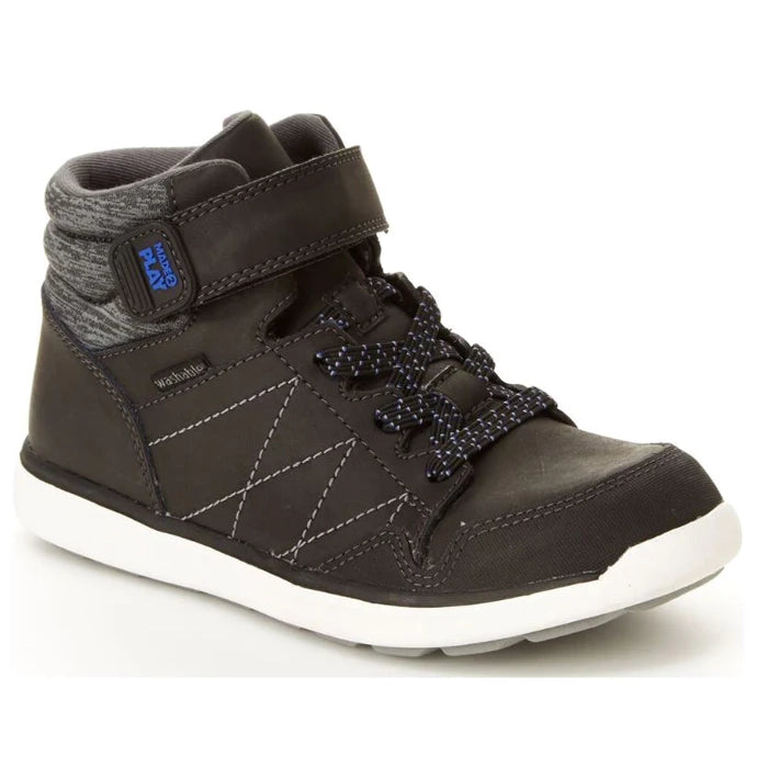 Stride Rite Made2Play Saul Sneaker Black Lucky Shoes