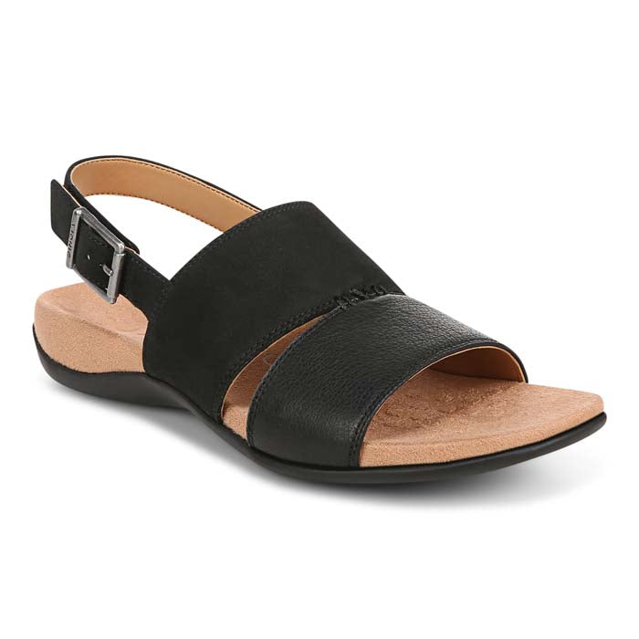 mojyaco Womens Vionic Morro in Black – Lucky Shoes