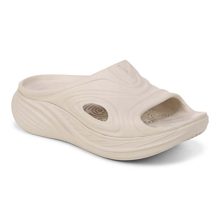 New! Vionic Unisex Cove RX Slides Sandals In Cream. Men’s 10. Women’s 12. Nice! Vionic Cove Rx - Unisex Slide Sandal with Orthotic Support  main image 2