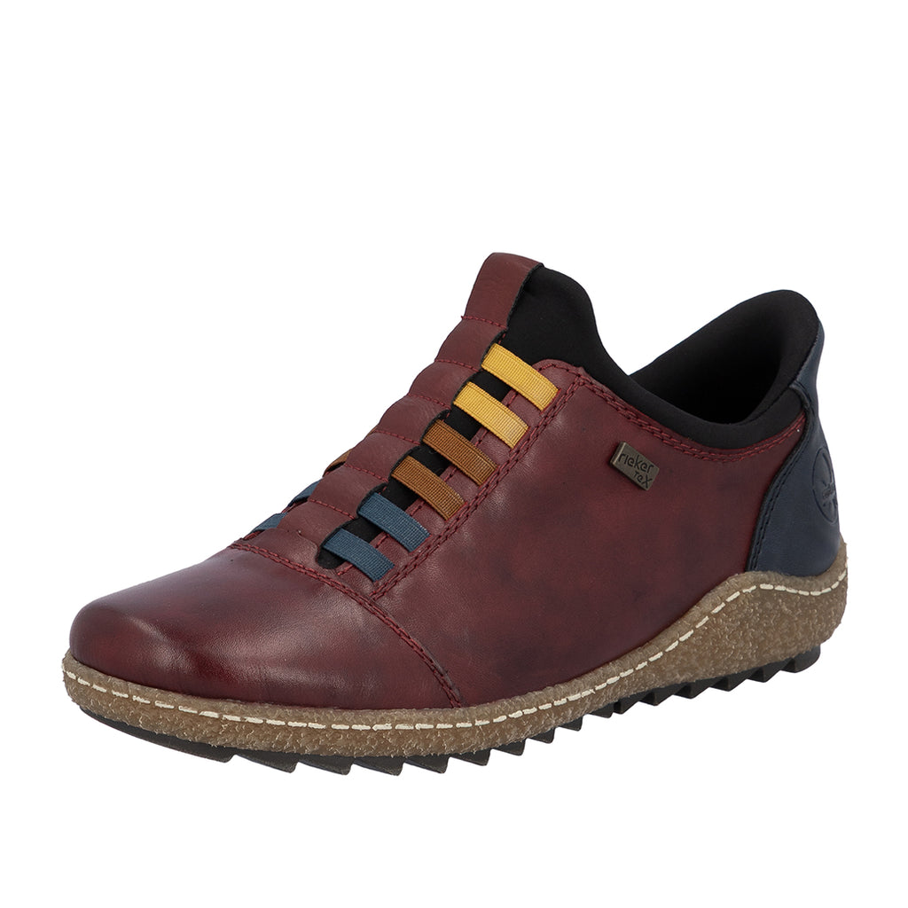 Womens Rieker Liv 62 in Vino/Ozean/Schwarz