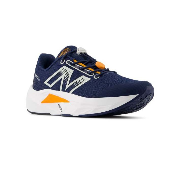 Big Boy New Balance Bungee FuelCell Propel v5 in Nb Navy/Sun  display picture 3