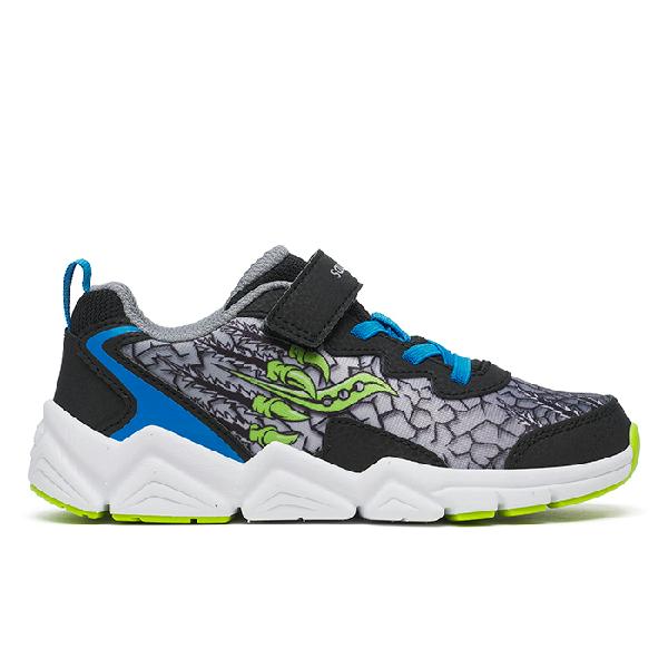 Saucony Blue Athletic Sneakers with Black and Green Accents MENS SAUCONY PROPEL VISTA LA RUNNING SHOES GYM TRAINERS UK 7  main image 3