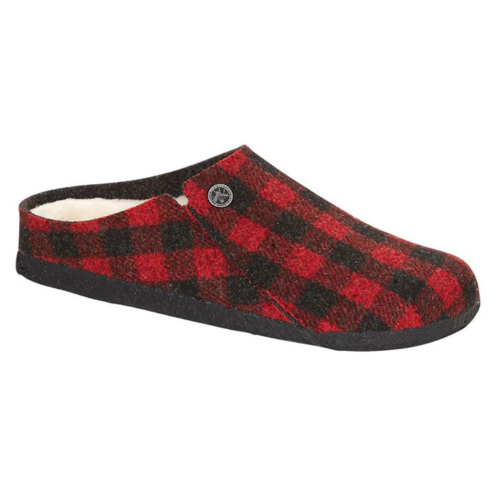 Red plaid womens online slippers