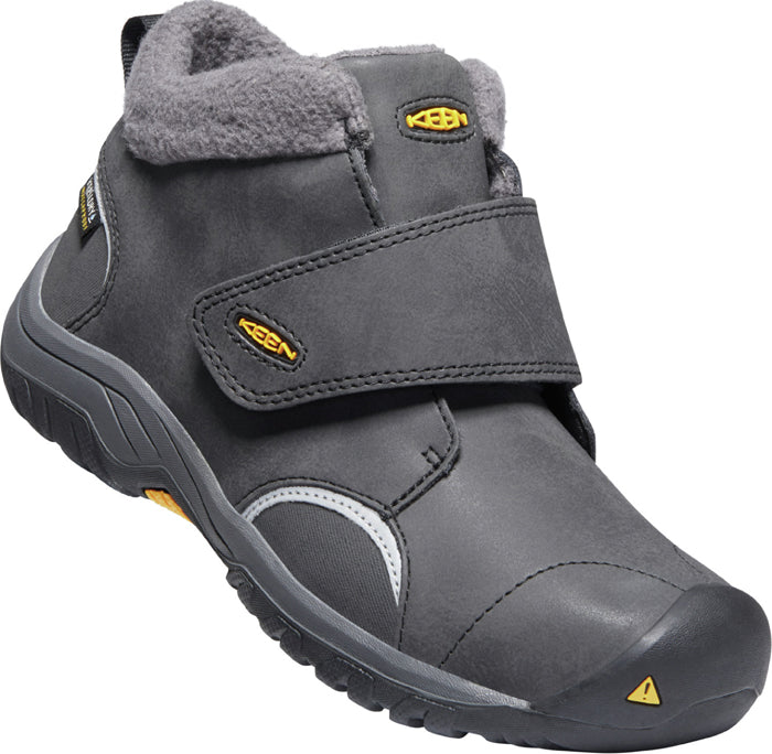 Little Boy Keen Kootenay III Mid WP Black Keen Yellow Lucky Shoes