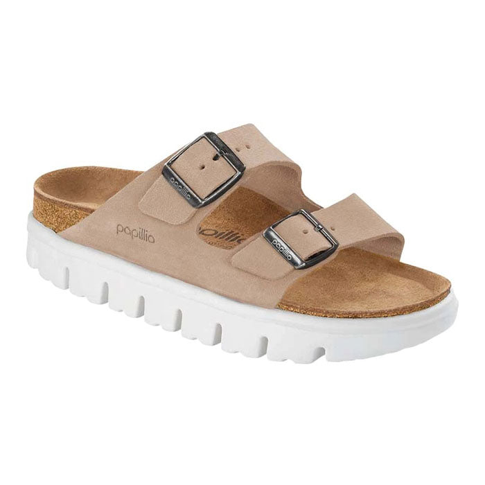 Womens Birkenstock Arizona Chunky in Warm Sand