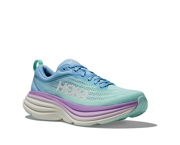 HOKA BONDI 8 WOMENS COASTAL SKY ALL ABOARD