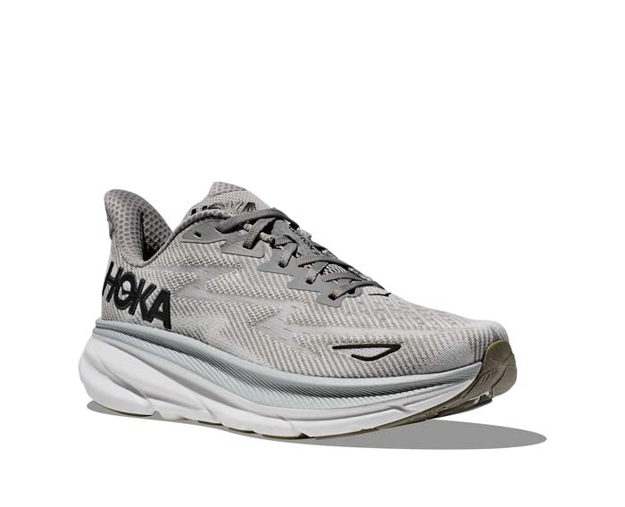 Men's Hoka Clifton 9 Wide in Harbor Mist/Black