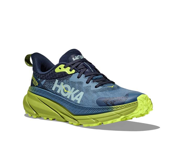 Mens Hoka Challenger ATR 7 GTX in Outer Space/Dark Citron – Lucky