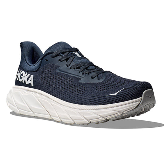 Mens Hoka Arahi 7 in Outer Space/White – Lucky Shoes display picture 1