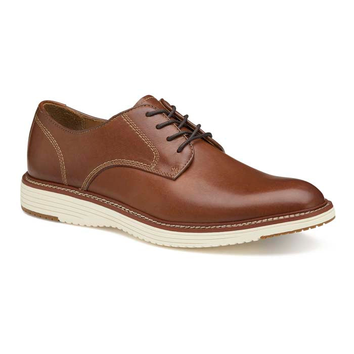 Mens Johnston & Murphy Upton Plain Toe in Tan Full Grain  display picture 3