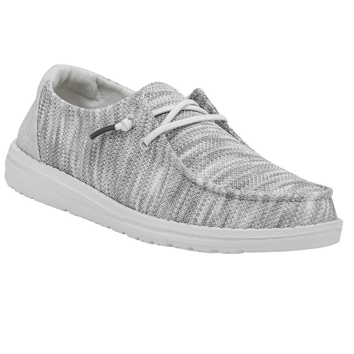 Womens Hey Dude Wendy Sox in Glacier Grey – Lucky Shoes
