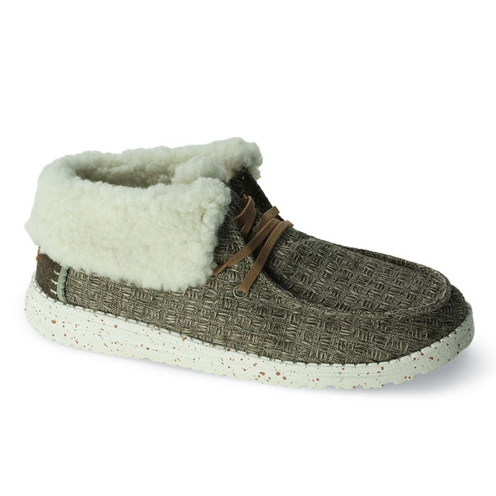 Hey Dude Winter Shoes Hey Dude Women's Camden Suede Cozy Sneaker
