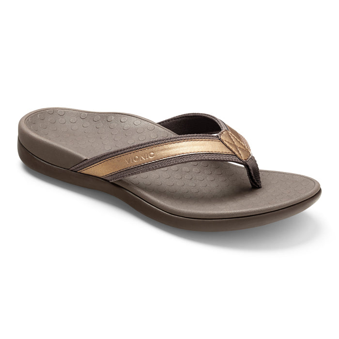 Vionic-Tide II Toe Post Sandal-Bronze – Lucky Shoes