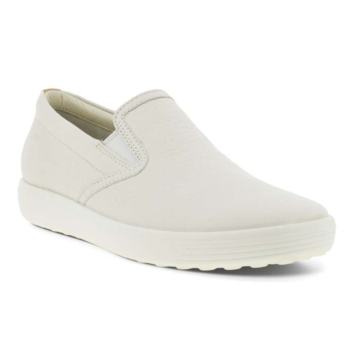 omzeilen vaas Diagnostiseren Womens Ecco Soft 7 Casual Slip On in White/Powder – Lucky Shoes