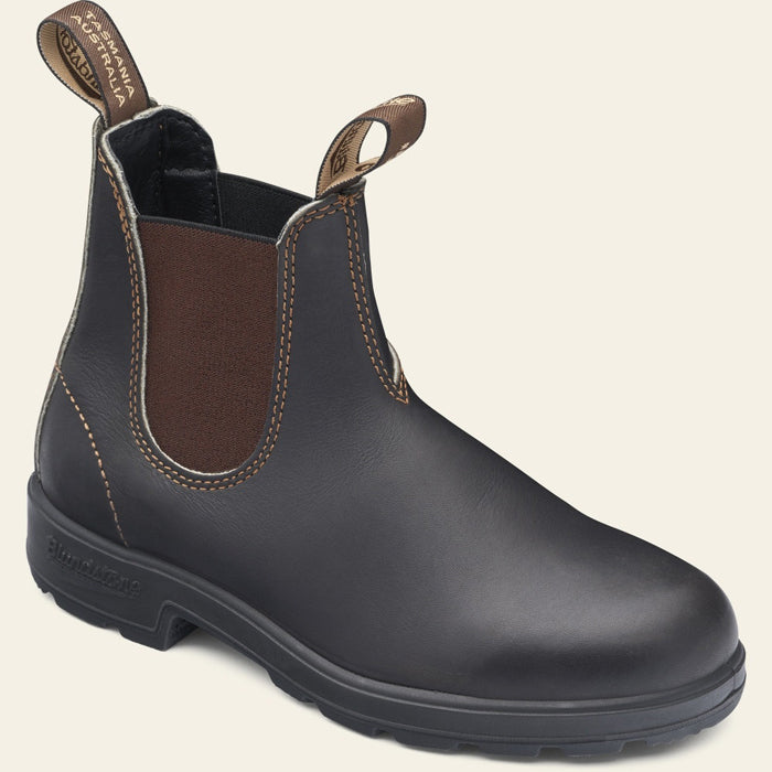 Women s Blundstone 500 Chelsea Boot in Stout Brown Lucky Shoes