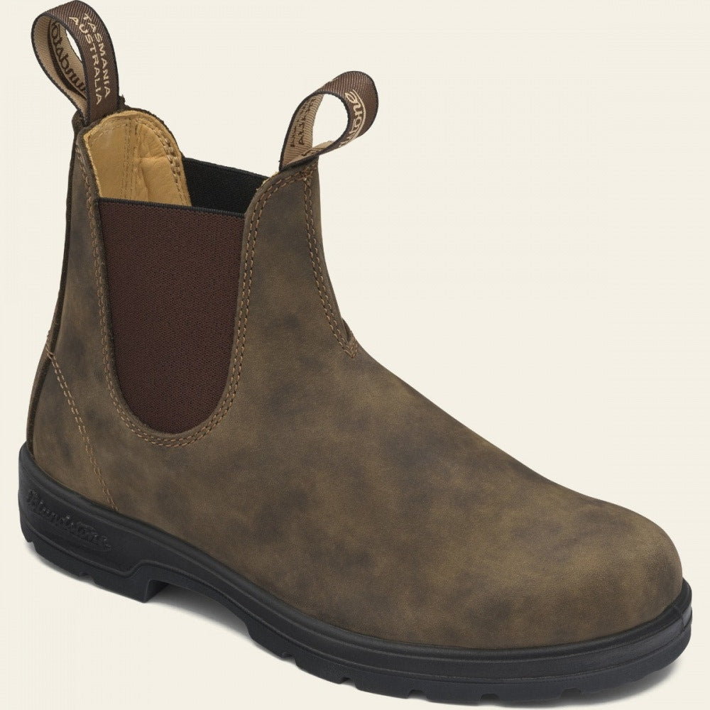 Women s Blundstone 585 Chelsea Boot in Rustic Brown Lucky Shoes