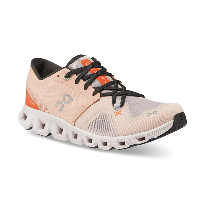 Shoes On Cloud Rose Sand Womens On Running Cloud X In Rose/Sand