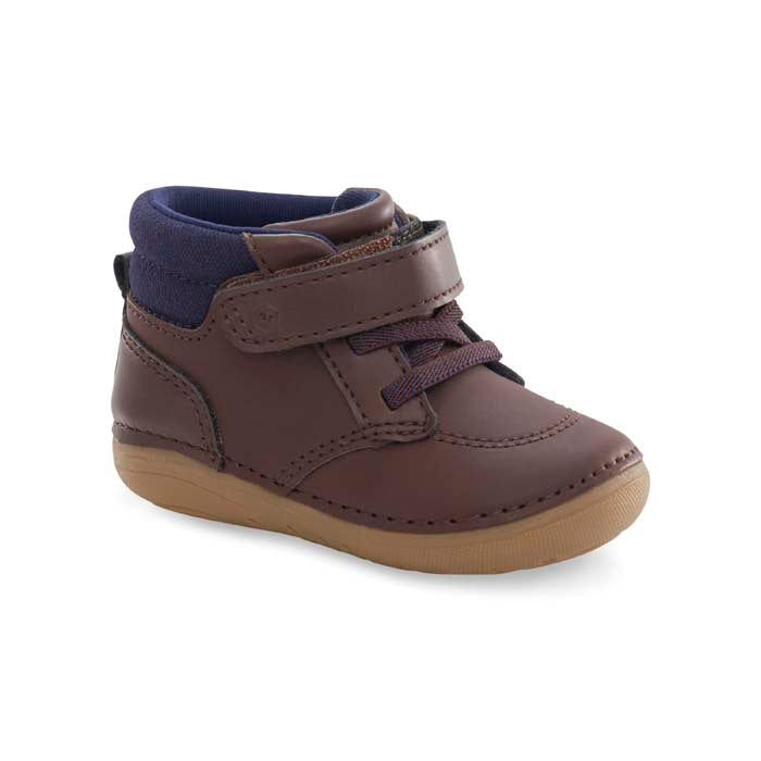 baby boy brown dress shoes James Boy's Nubuck Leather Lace Up Shoe (Baby) main image 1