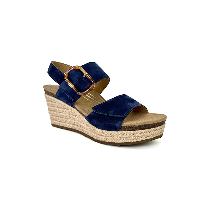 Womens Aetrex Ashley in Navy – Lucky Shoes - Main Image