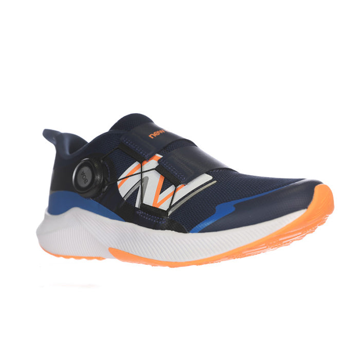 Big Boy New Balance Dynasoft Reveal v4 Boa in Nb Navy Hot Mango