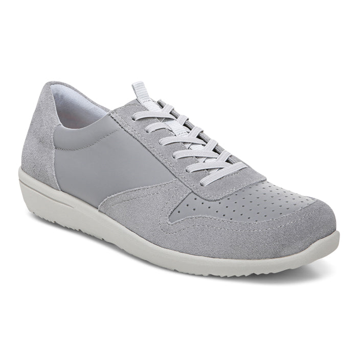 VIONIC KARIGAN CASUAL LEATHER ORTHOTIC SHOES RRP £100 ELASTICATED