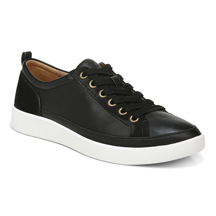 Vionic-Winny Smooth Lace Up Sneaker-Black – Lucky Shoes