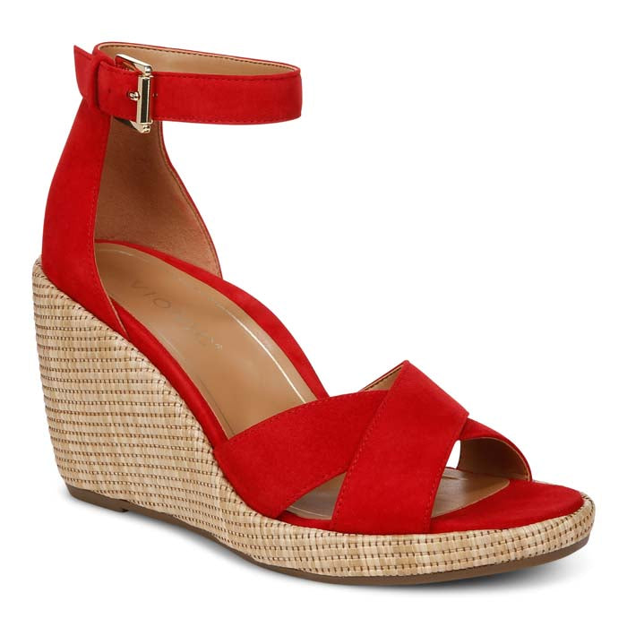 Womens Vionic Marina in Red – Lucky Shoes