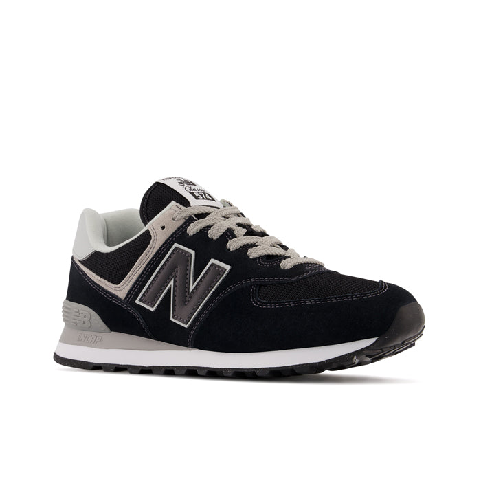 Balance-574-Black/White Lucky Shoes