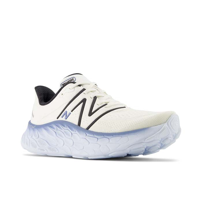 Mens New Balance Fresh Foam More v4 in Sea Salt/Ice Blue