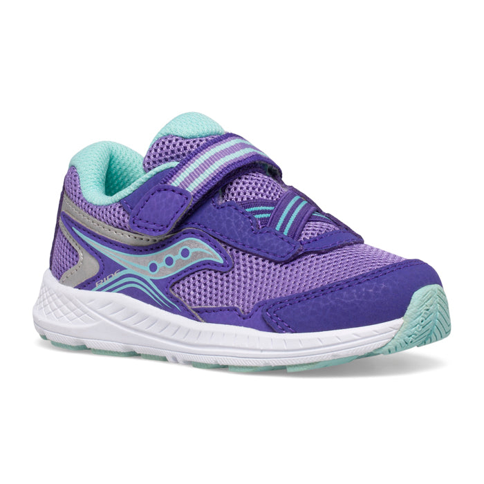 Purple Saucony Kids White Infant Girl Saucony Ride 10 Jr In Purple