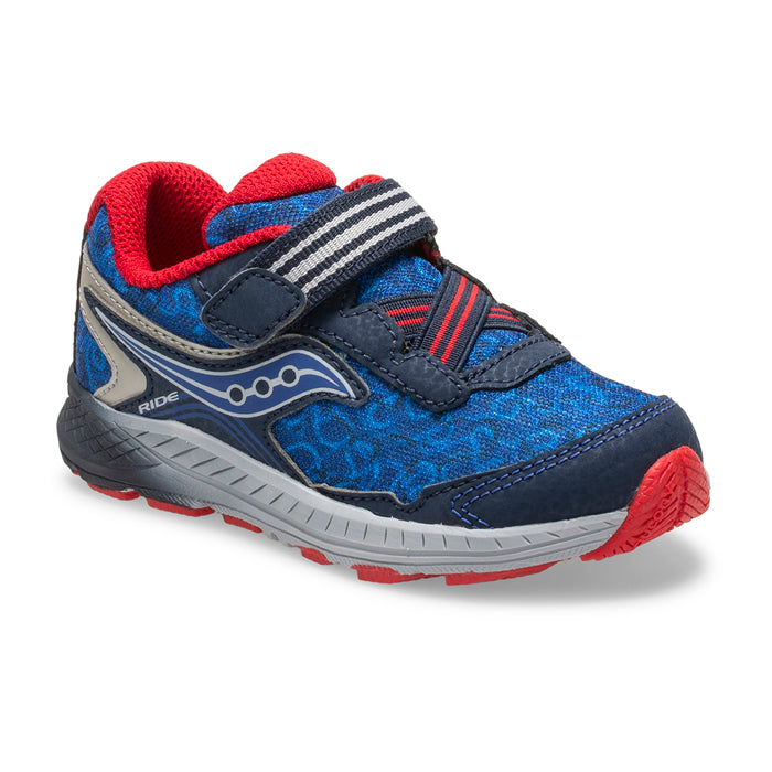 Saucony-Ride 10 JR-Navy/Red – Lucky Shoes - Main Image
