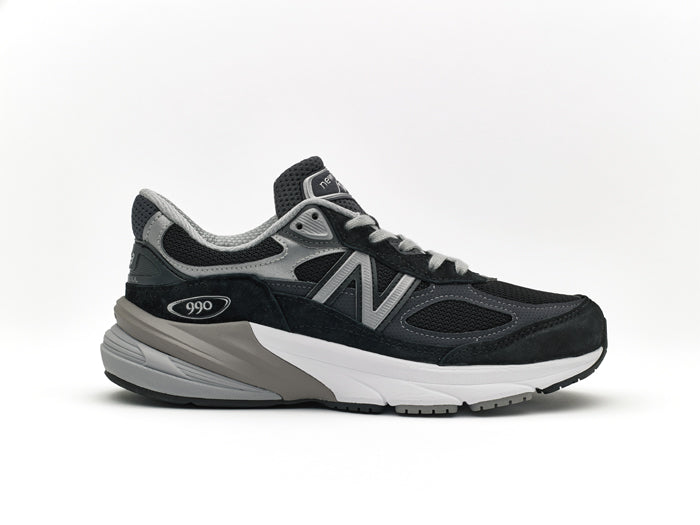 Womens New Balance Made in USA 990v6 in Black/Black – Lucky Shoes