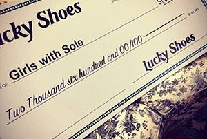 Lucky Shoes donates $2,600 to local organization ~ Girls with Sole!