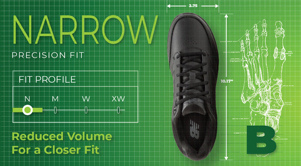 Narrow Width Shoes (B)